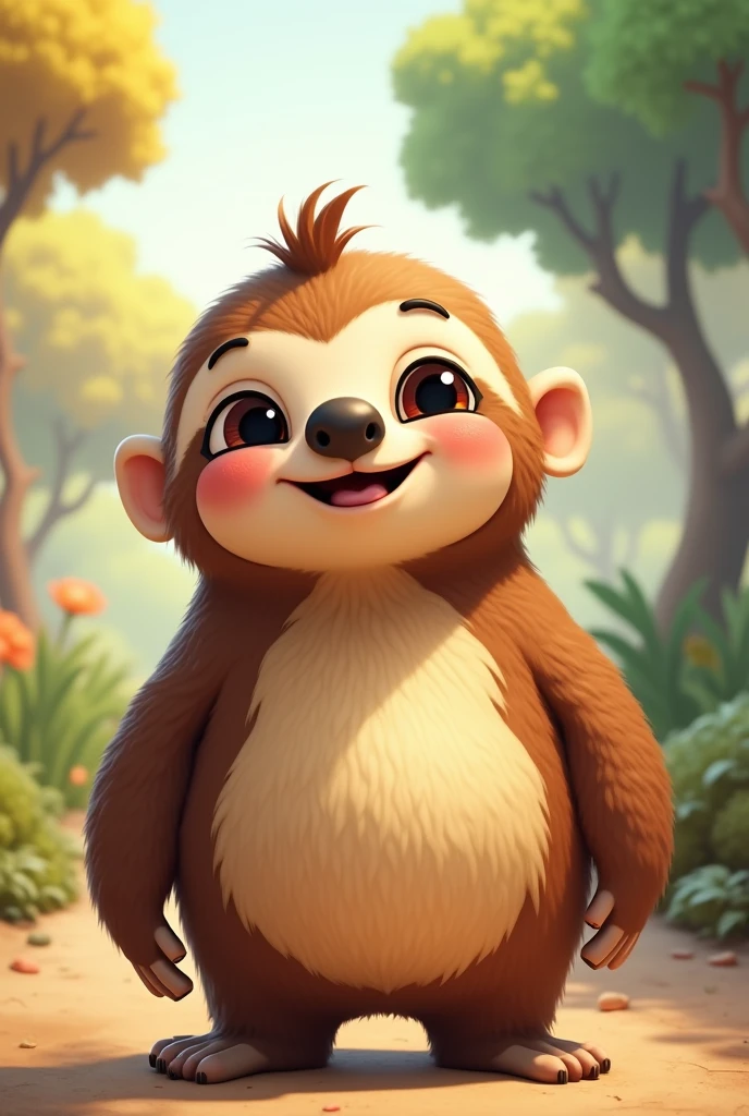 Kid around he is plump and looks like sit from ice age