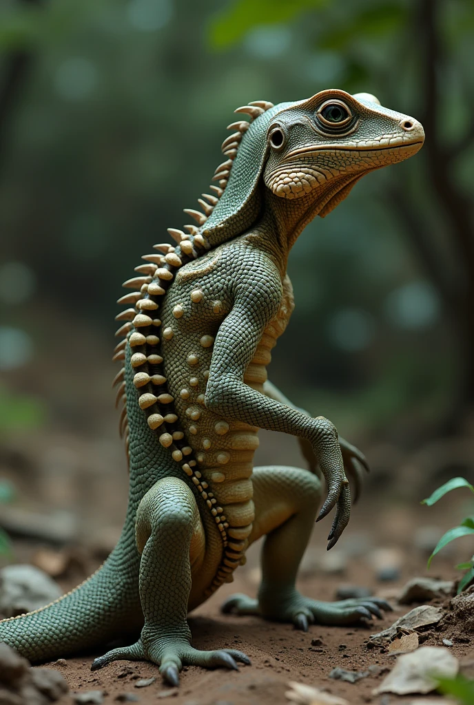 lizard with herniated disc
