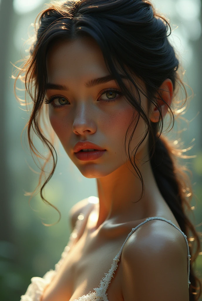 A woman 