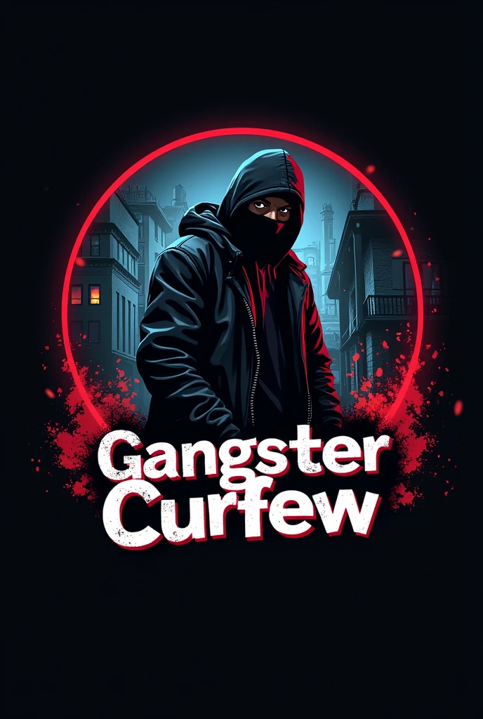 Create a logo of gangster curfew name
