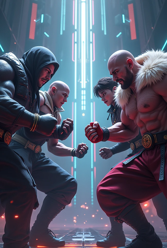 Game over with 4 fighters