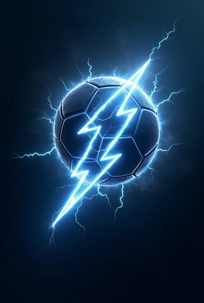 Create an electricity logo for football