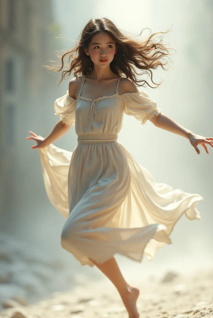 create a girl moving