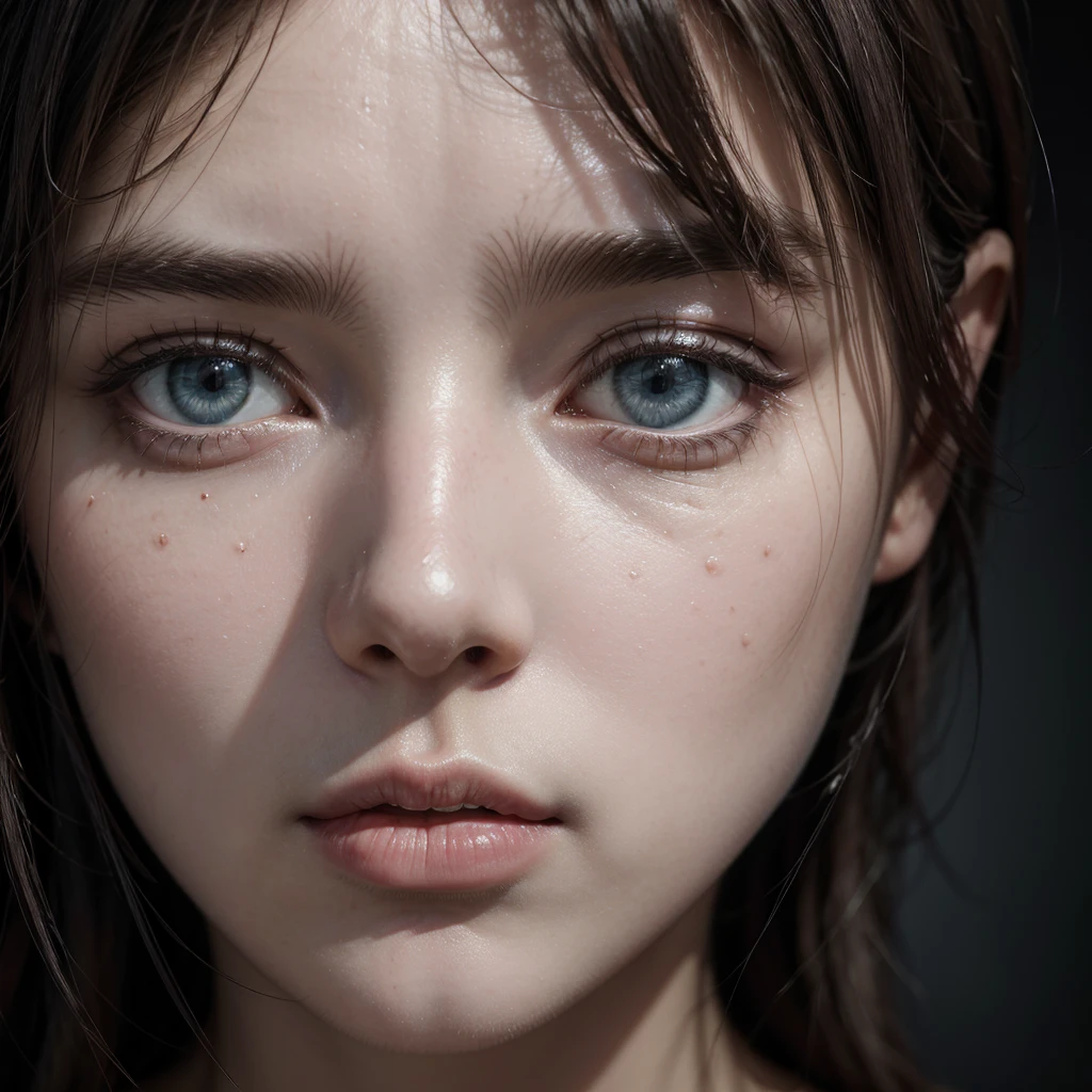 intricate detailed portrait of a woman with chronic mental illness, complex emotions, mesmerizing eyes, delicate facial features, peaceful expression, serene, oil painting, vibrant colors, dynamic lighting, dramatic chiaroscuro, cinematic composition, intricate details, masterpiece, photorealistic, 8k, best quality