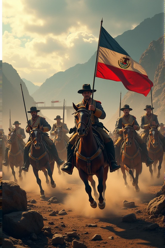 Image alluding to the battle of Boyaca