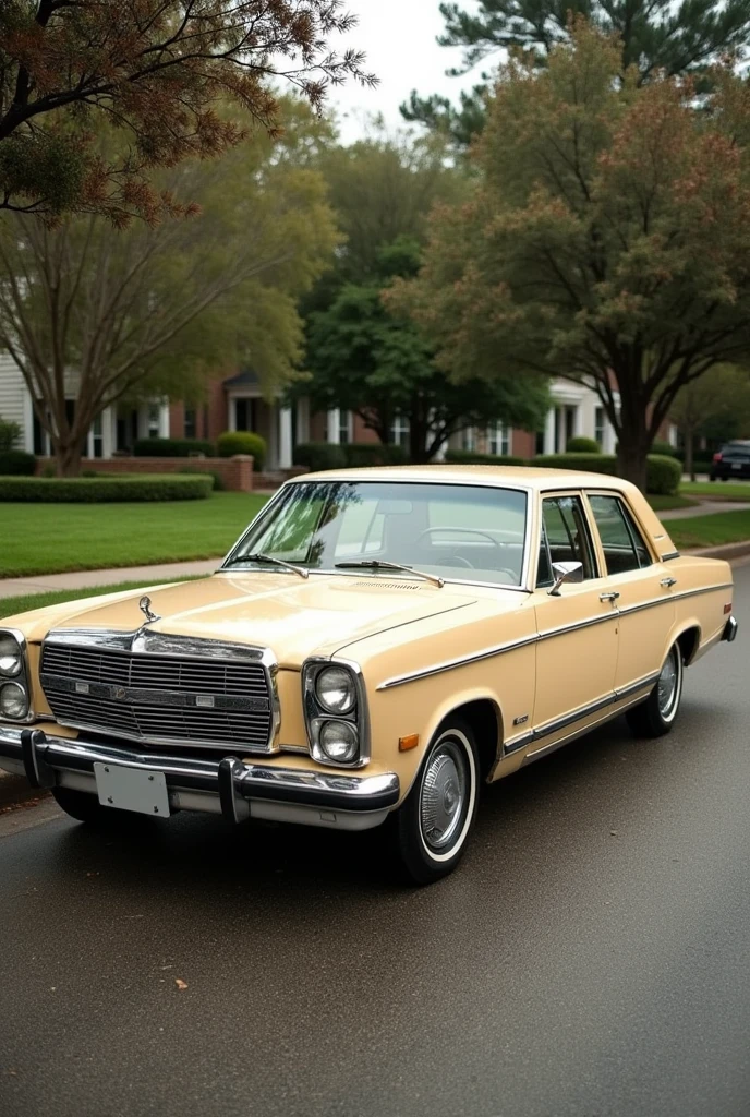 Ford Zephyr color crema de 1980 