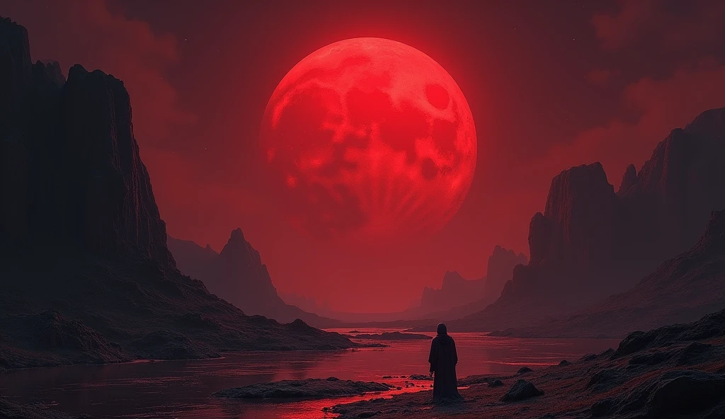 moon red like blood
