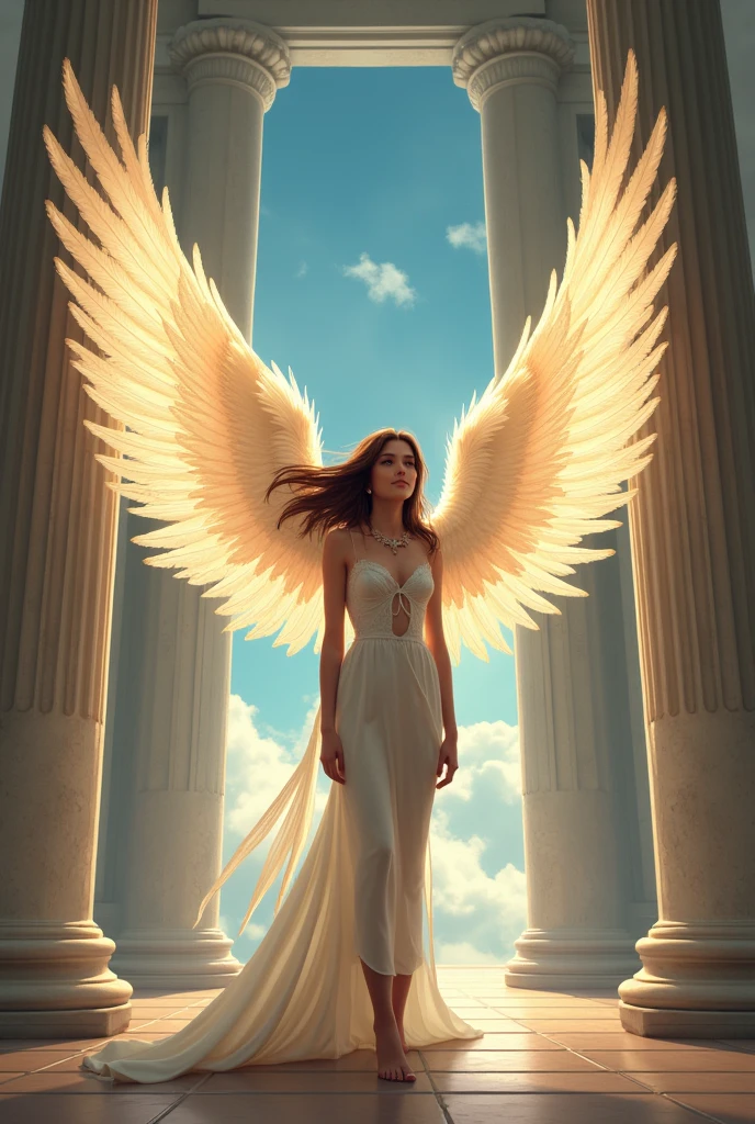 A so-called holim from the time of ancient Greece a teenager with angel wings