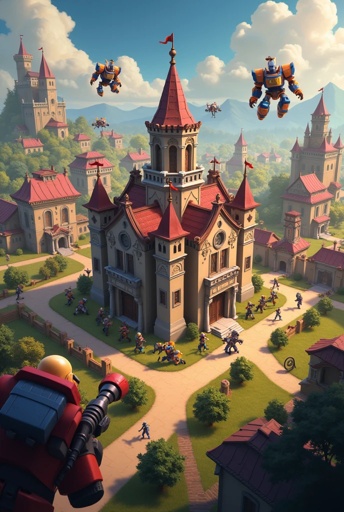 26 M.E.C.H.A troops attacked on townhall in clash of clans