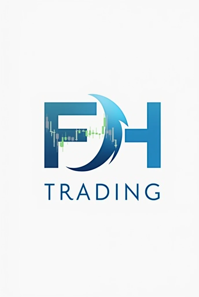 make a logo of my forex trading business, the name of my business is
"FH Trading". show forex candles