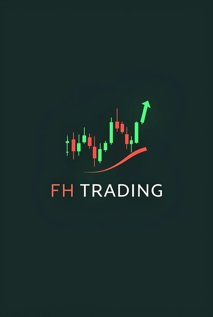 make a logo of my forex trading business, the name of my business is
"FH Trading". show red and green forex candles