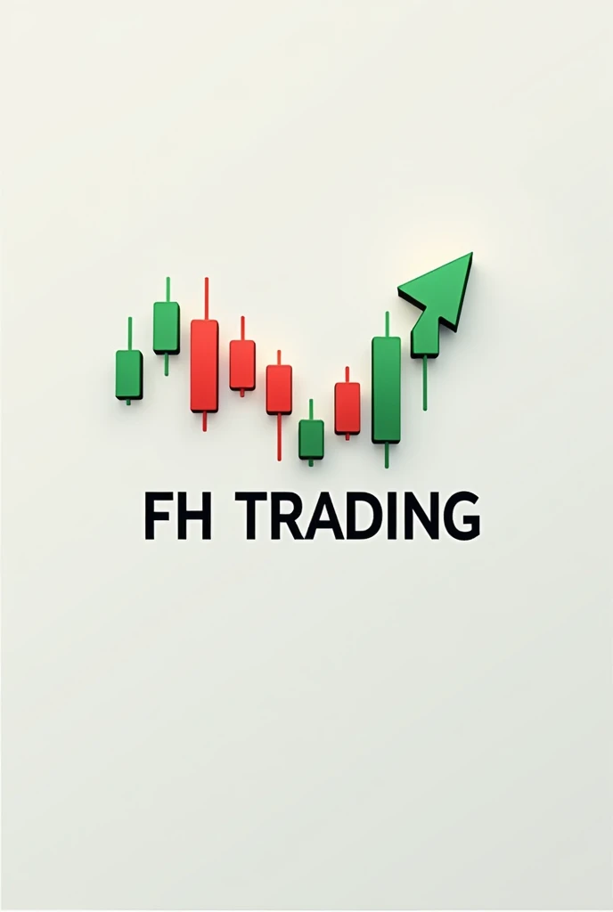 make a logo of my forex trading business, the name of my business is
"FH Trading". show red and green forex candles