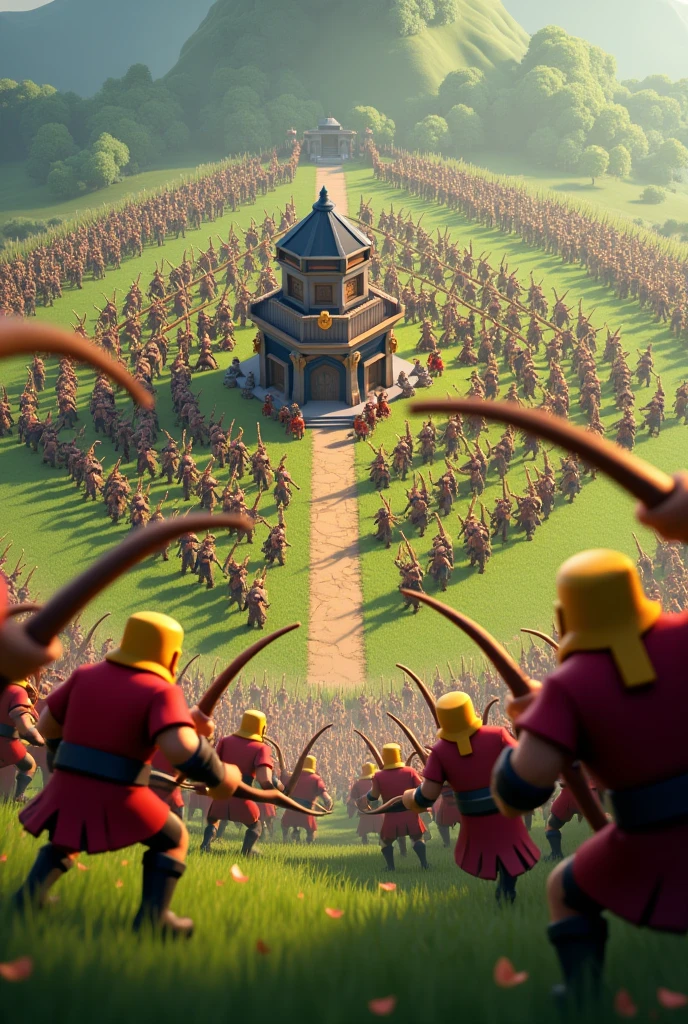 265 Archer troops attacked on townhall 7 clash of clans in game
