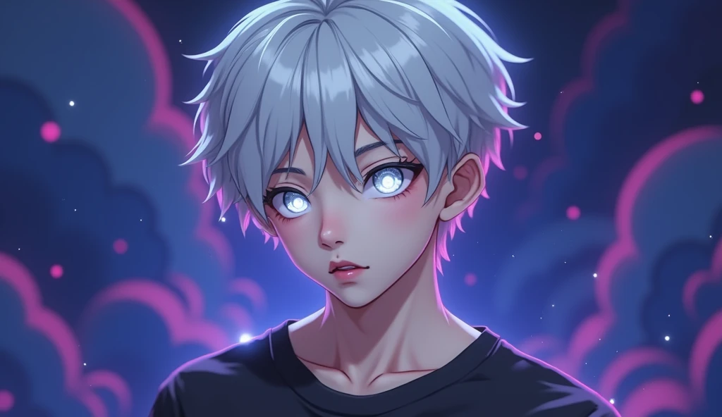 Hyper Focus Portrait, silver haired asian teenage boy, neon white eyes, realisitic, a body in the renatosphere, epic 3D realism, best in wlop, kan liu, daz3d, trends in CGsociety, estilo realisitic hiperdetalhado, completo cosplay, by Ric Nagualero, album, hyung tae kim, 8k, irreal engine 5, film composition, retratos realisitics hiperdetalhados, 3D game art, CG Society, Fantasyart, hd art of season, estética realisitic, cinematic lighting, border light, smooth light, border light de filme, fine glow, ultradetailed, 8k, uso realisitic de luz e cor, cinematic light, rendered in cinema4d 500–1000 AD -- ar 3:4- Niji 6