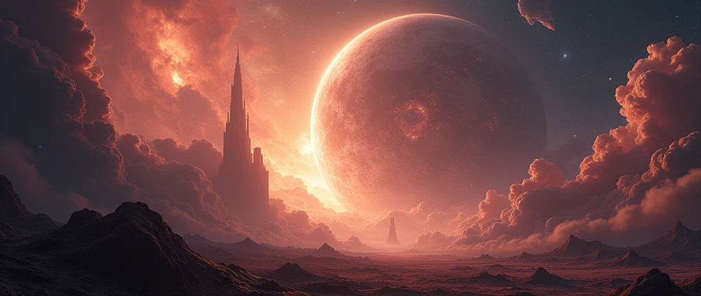 an epic space wallpaper