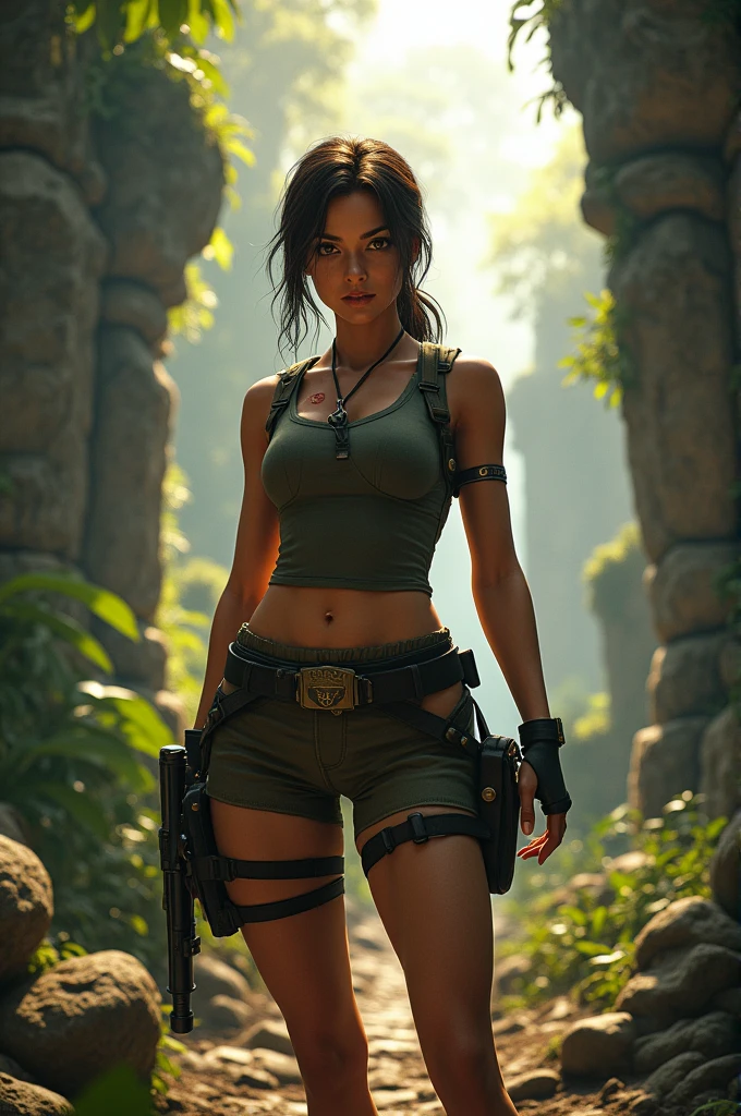 Lara croft gaming wallpaper for laptop 8k resolution 