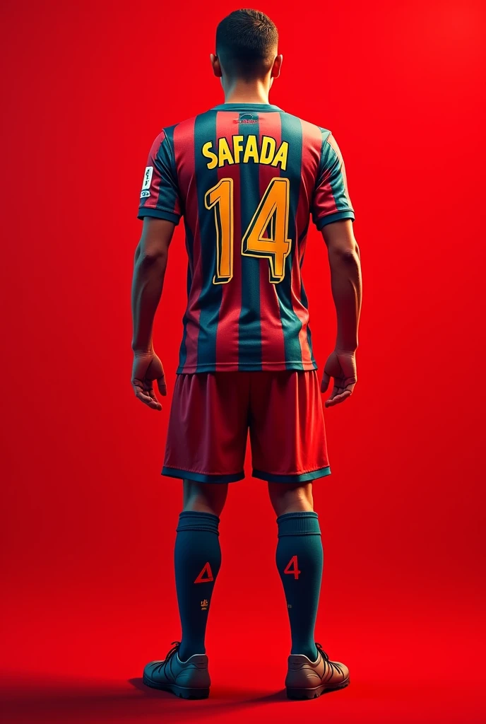 Vitória Sport Club shirt with the name Safada on the back of the shirt and the number 14