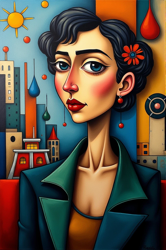 A sophisticated Picasso-type painting