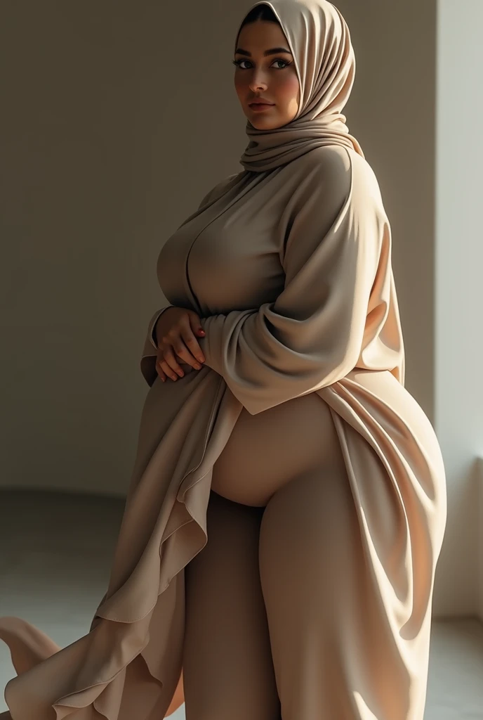 curvy hijab with big ass and boobs 45years old