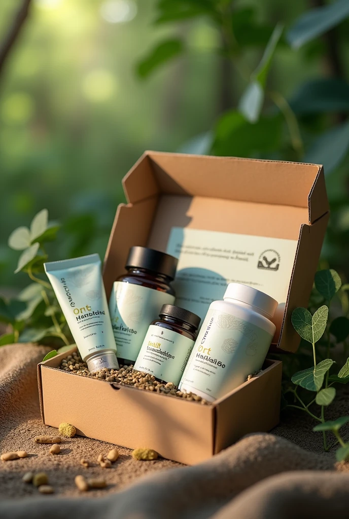 create a natural supplement box