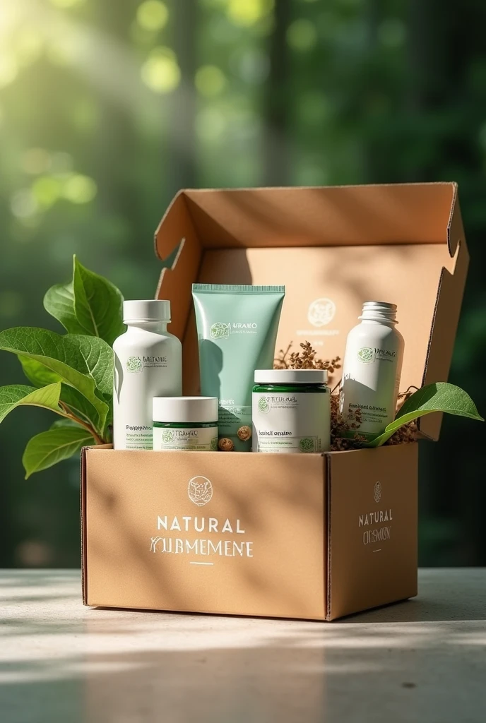create a natural supplement box