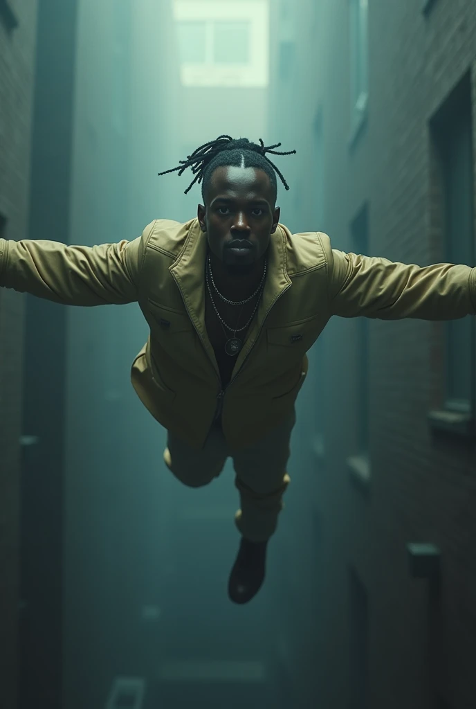 Travis scott, Jacques Berman Webster flying prone
