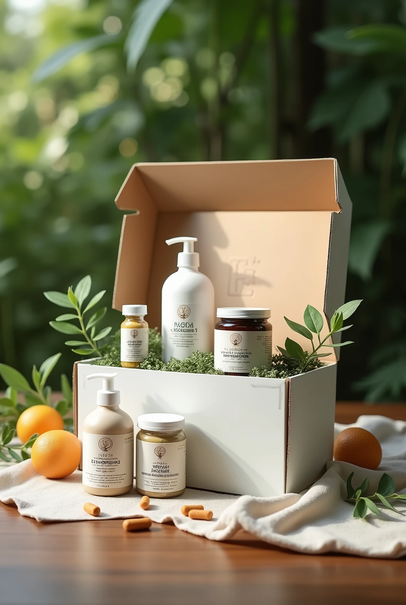 create a natural supplement box