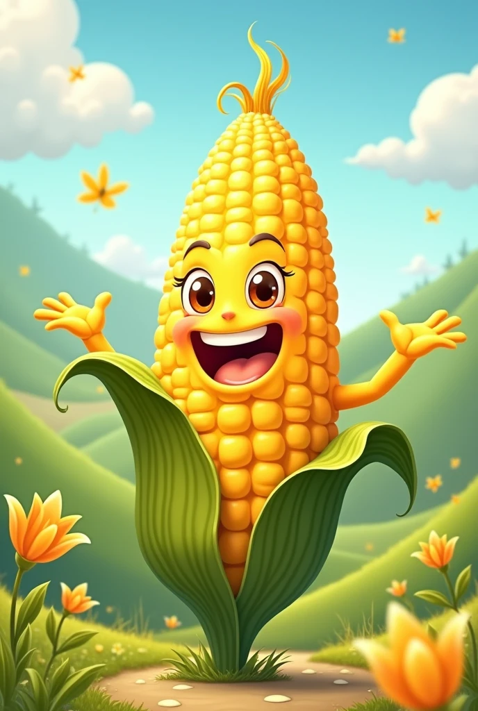 Animated corncob 