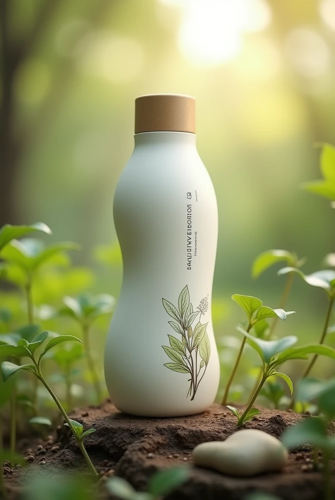 create a natural supplement bottle