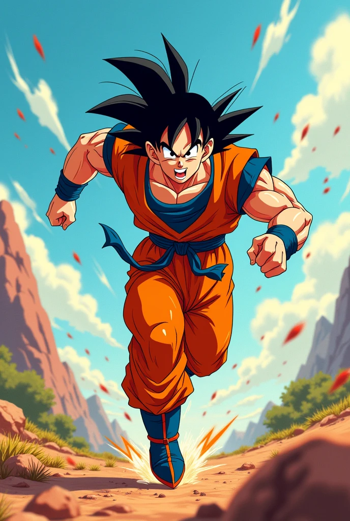 Ruunning, 2d, Goku