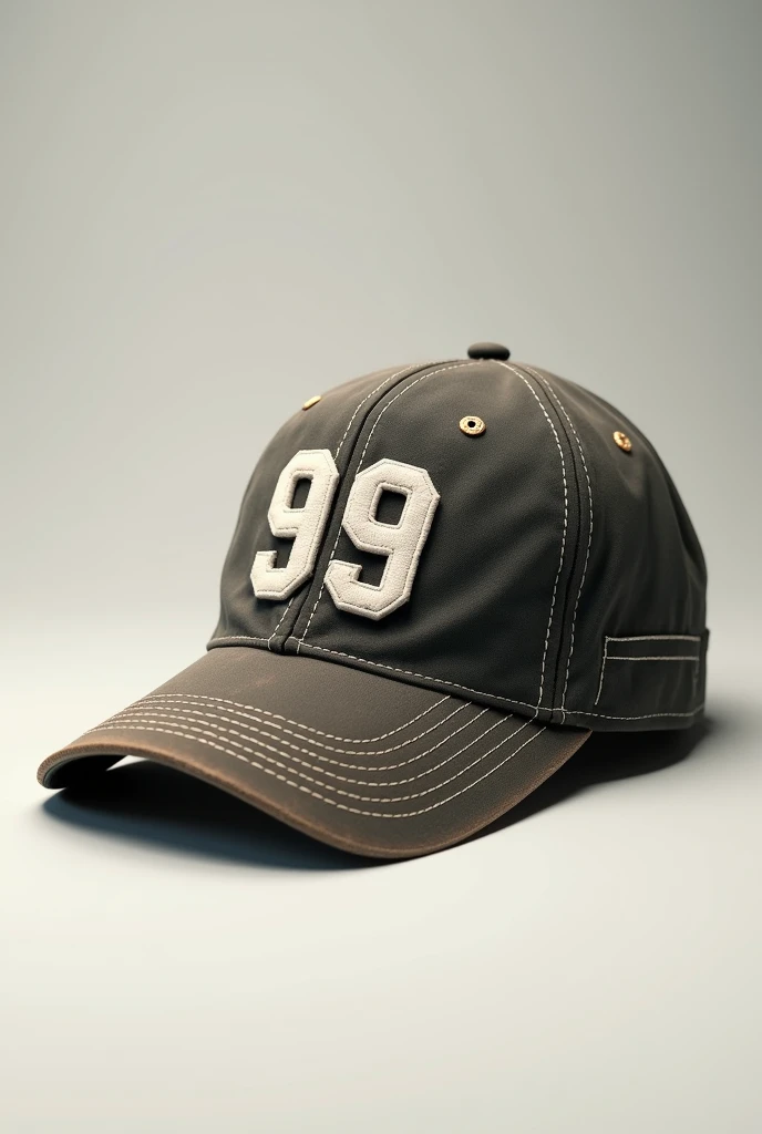 Baseball hat, 99, right side, embroidered
