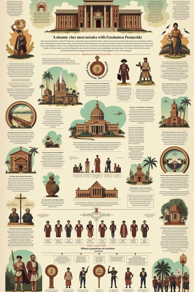 Infographic on the 1821 Colombian Constitution