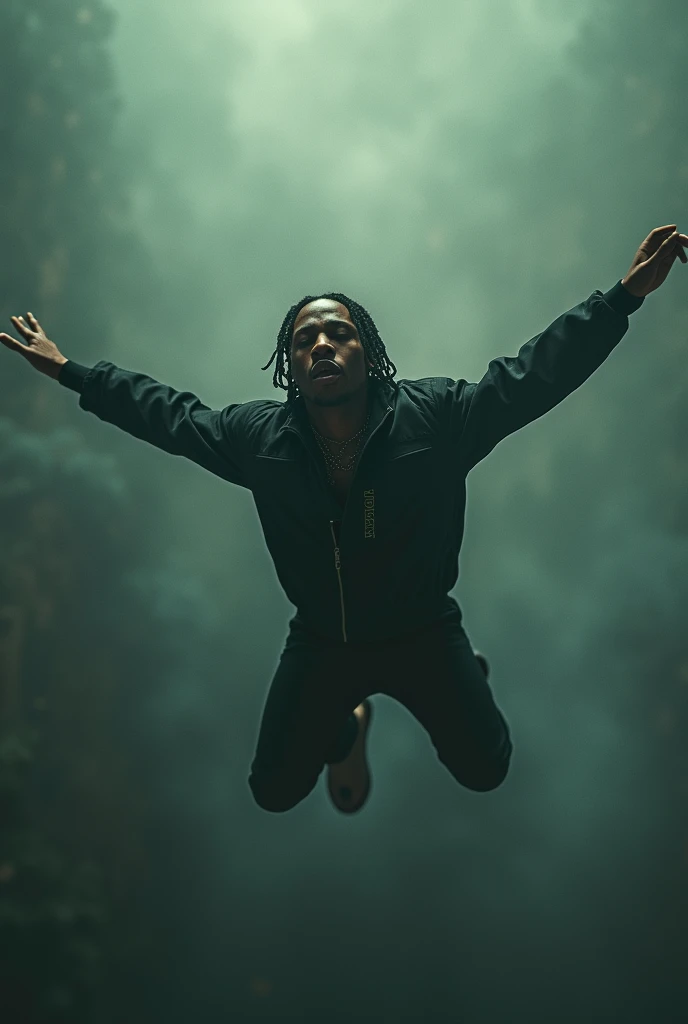 Travis scott, Jacques Berman Webster flying prone

