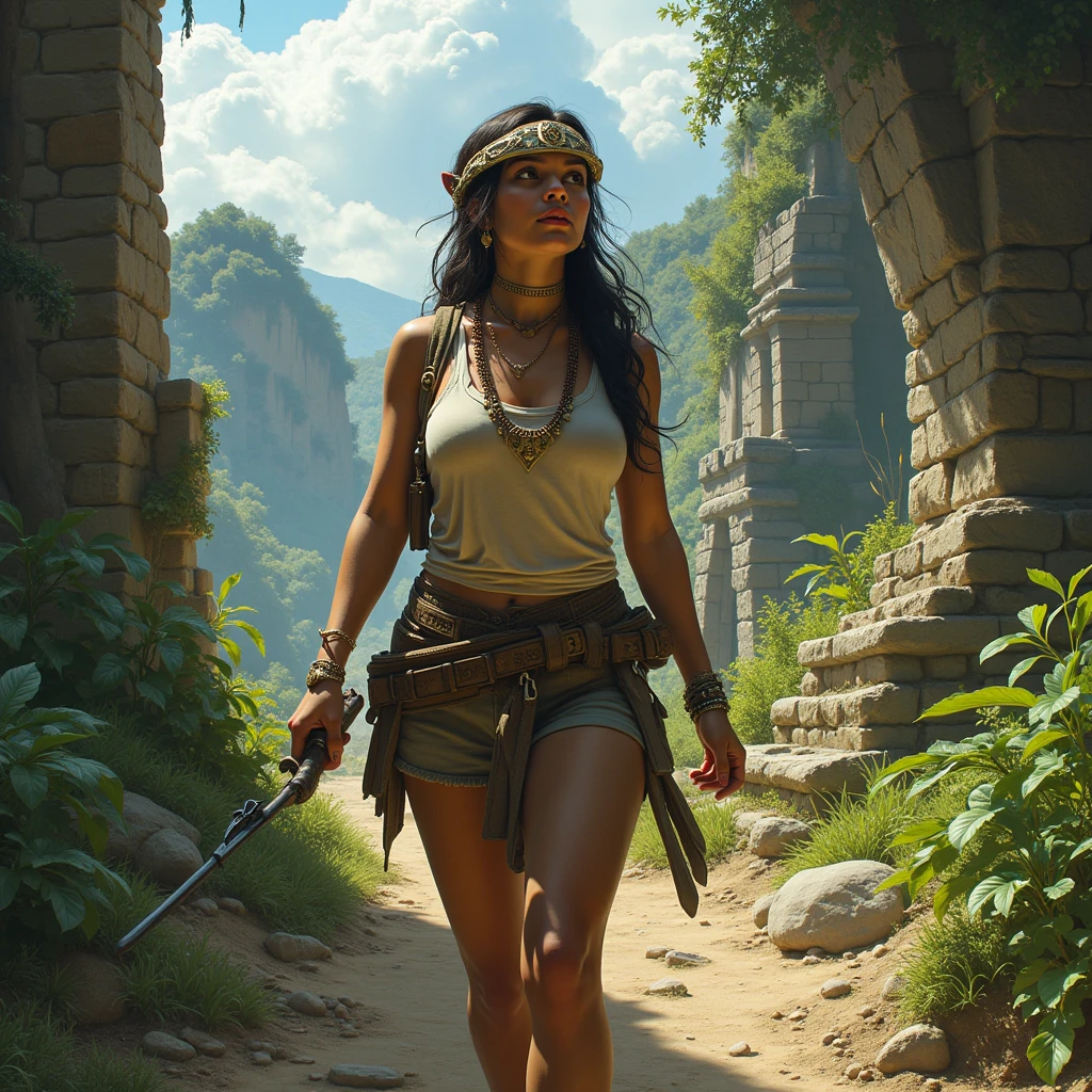A young archaeologist has discovered an artifact that contains the secret of a lost city. Determined to unravel the mystery, she embarked on a dangerous journey.