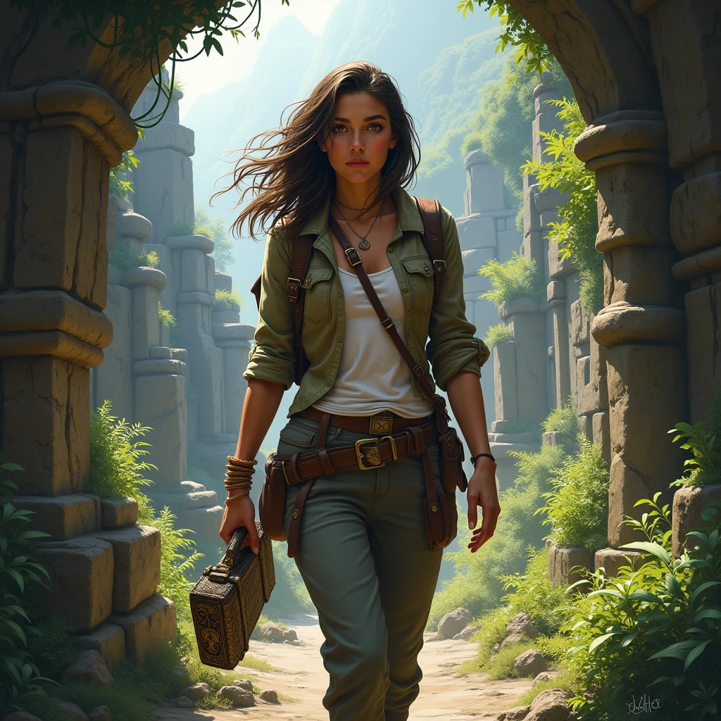 A young archaeologist has discovered an artifact that contains the secret of a lost city. Determined to unravel the mystery, she embarked on a dangerous journey.