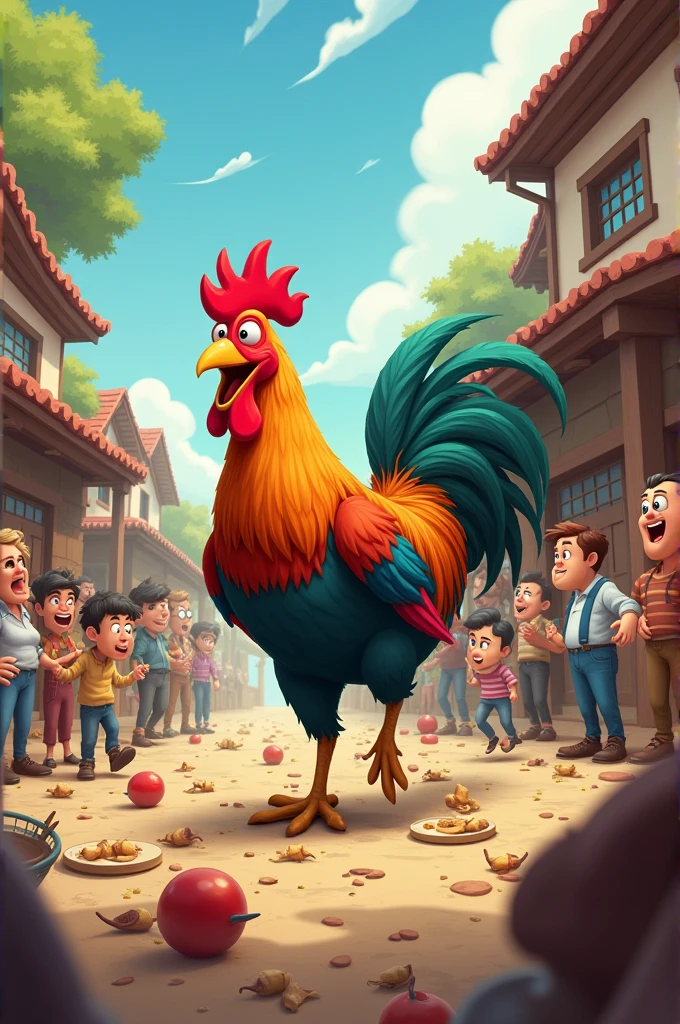 Image with the rooster from the movie is causing a stir