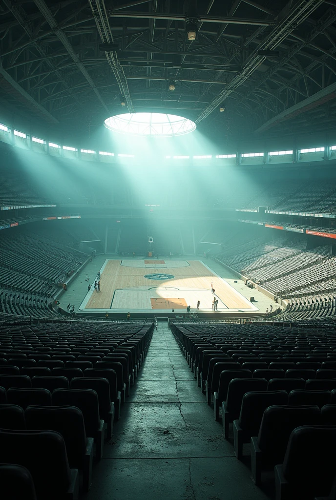 Create images of empty stands