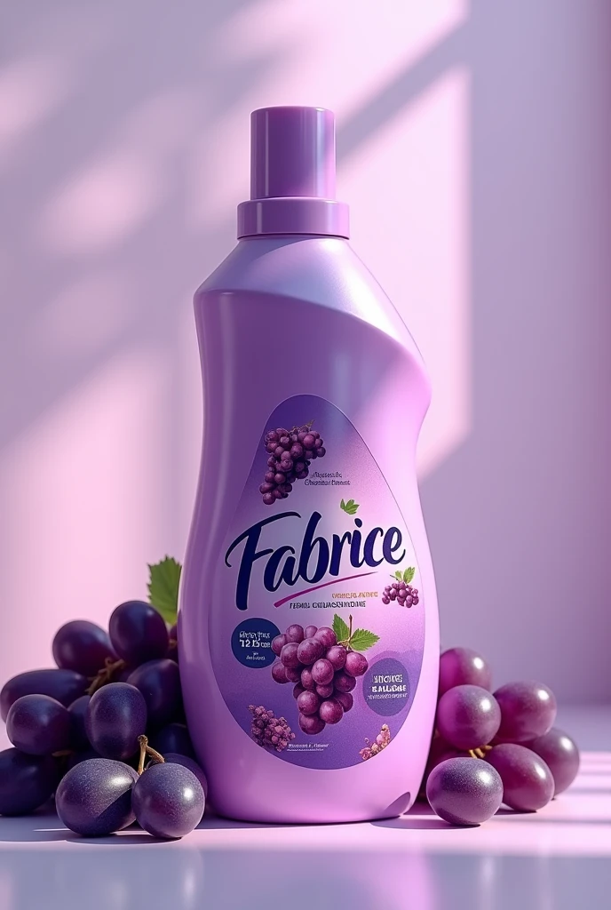 Brilliant brand fabric softener, with grape fragrance
