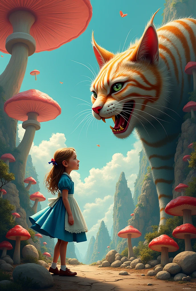 Alice and the Mad Cat in Wonderland More artistic