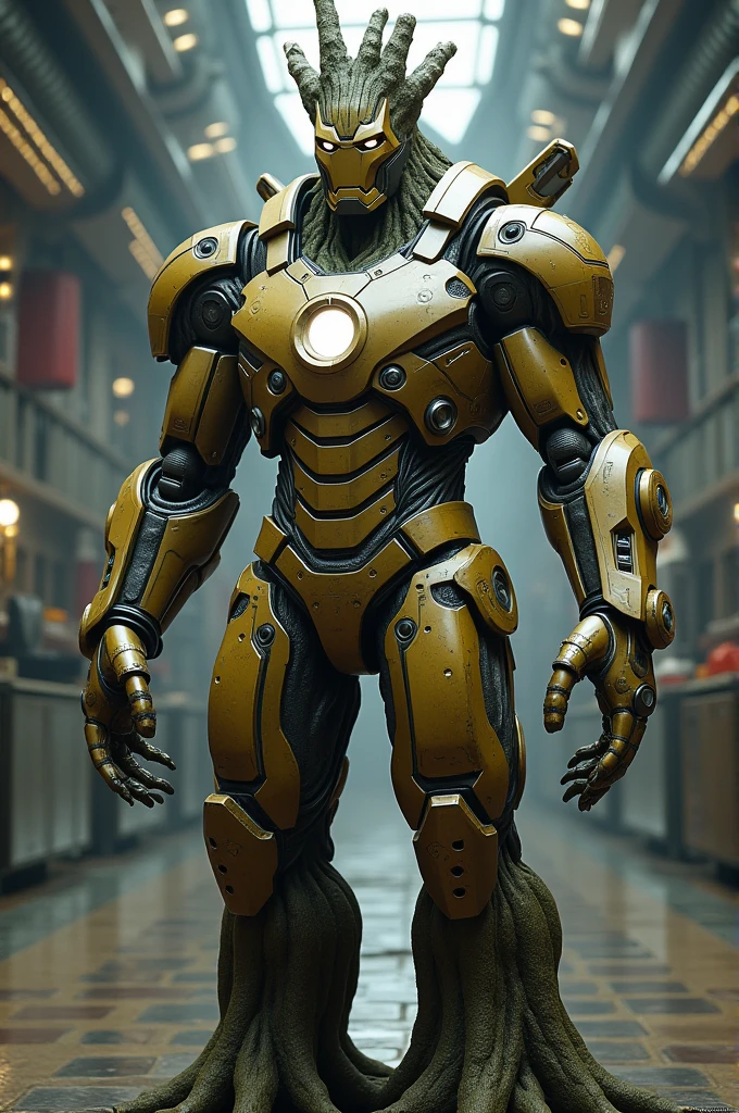 Tre in iron man suit