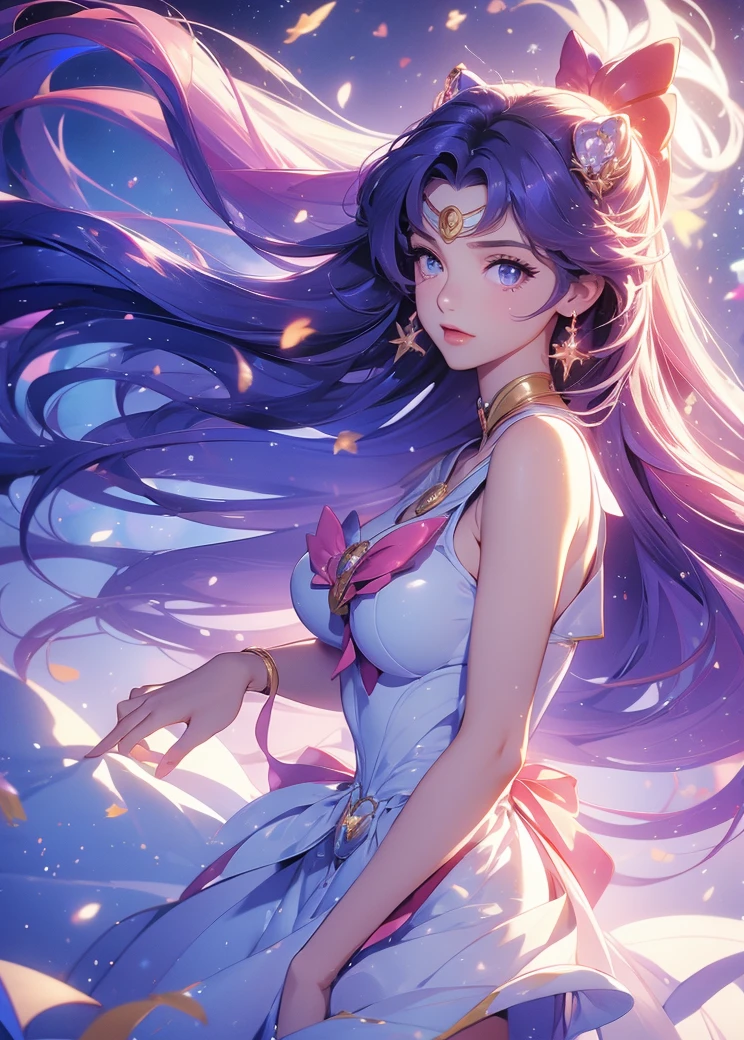 Woman, adult, large breasts, Sailor moon cosmos, sailor moon cosmos dress