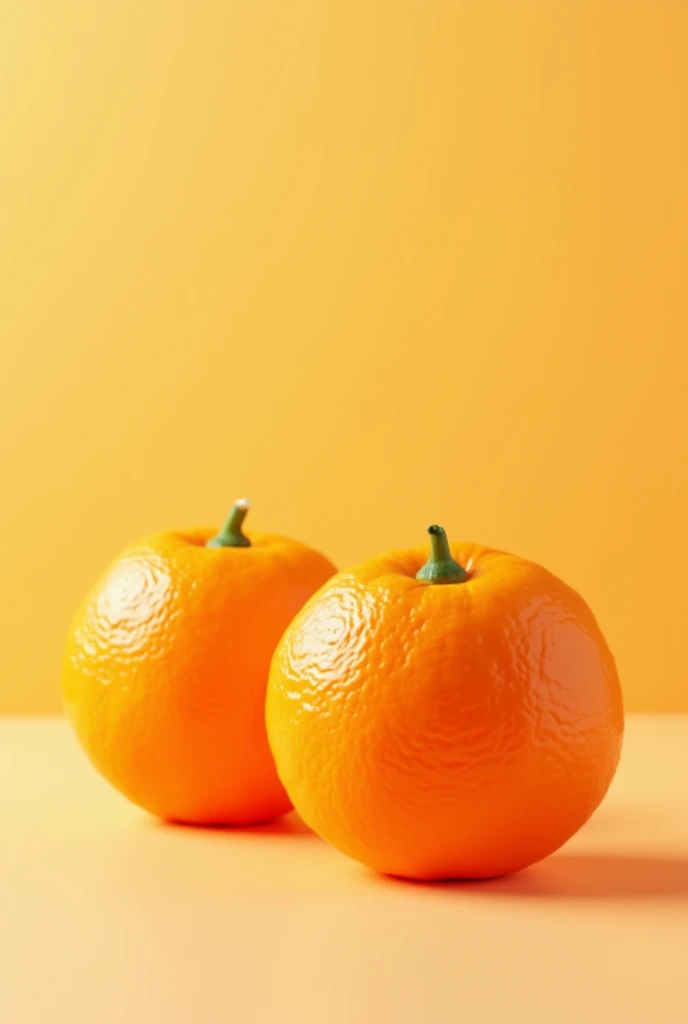Make two colored  orange  food