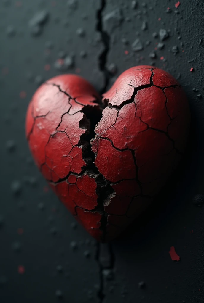 A broken human heart