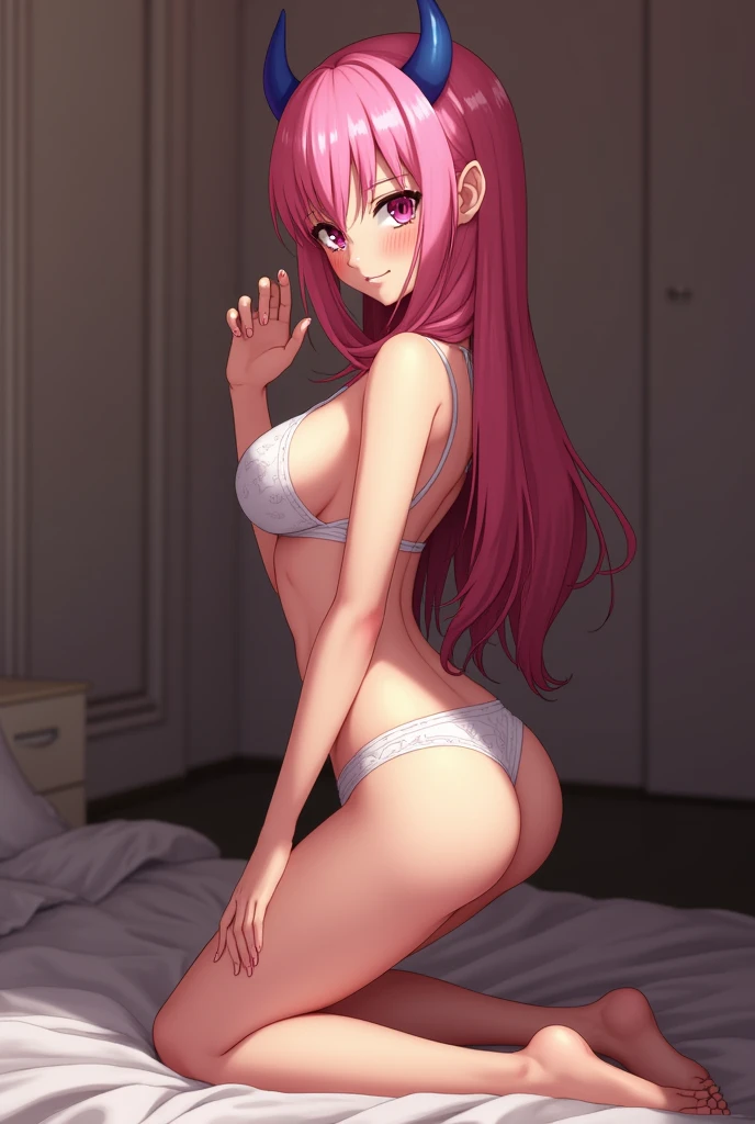 Zero two naked with her legs open