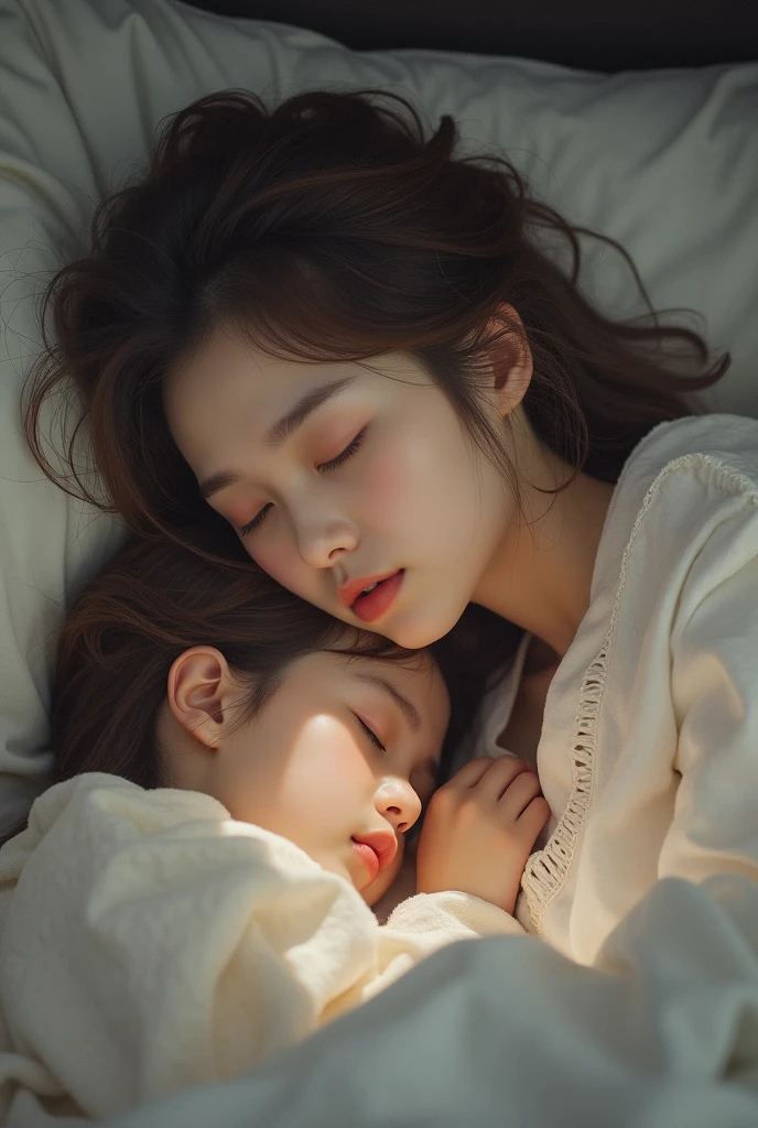 Women are sleeping while drooling 



