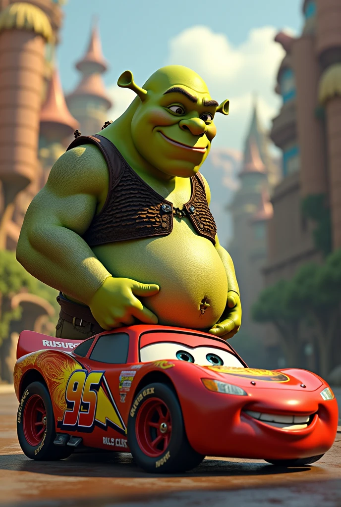 Shuek pregnant with the lightning maqueen 
