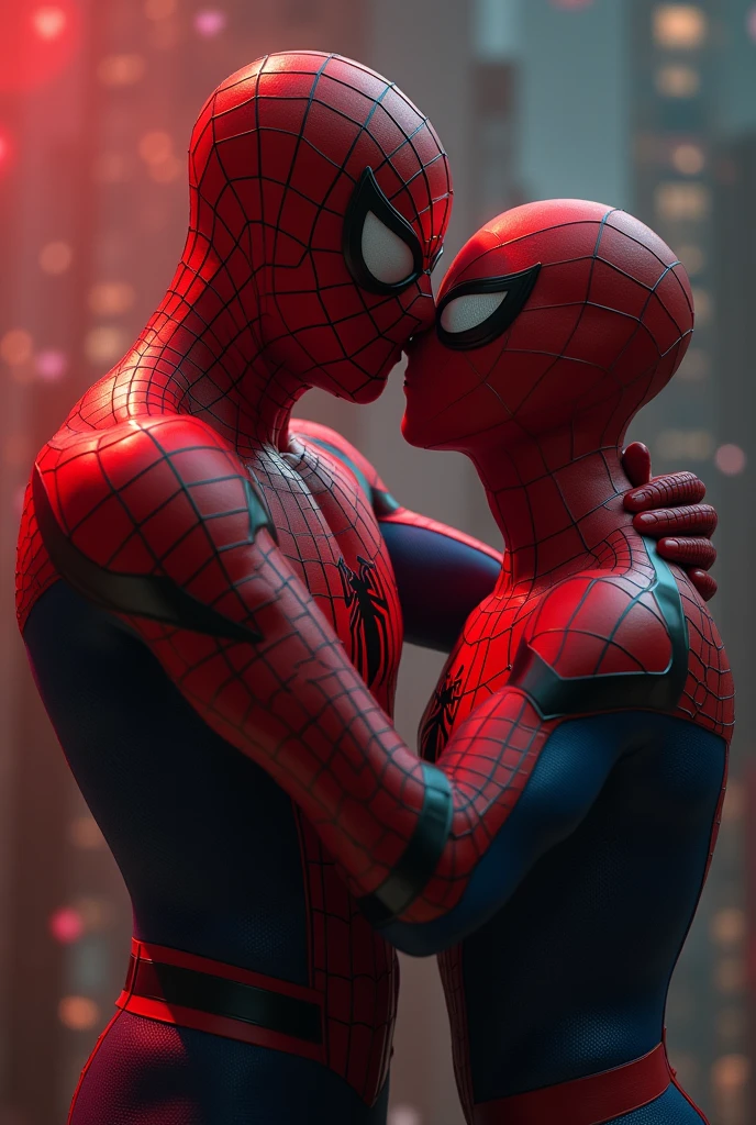 (photorealism:1.2),spiderman erec penis having sex with pussy toy