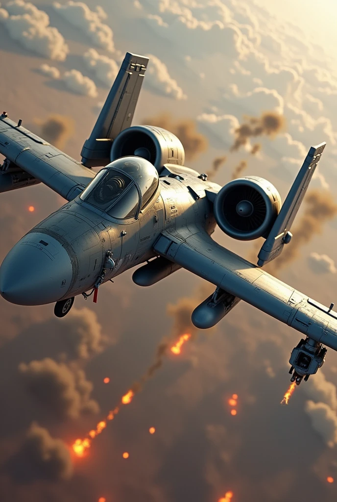 Create an A-10 Thunderbolt to support infantry 
