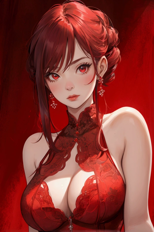 ((Masterpiece, best quality,edgQuality)),smirk,smug,
edgAyre, red hair,red eyes,dress,
<lora:edgAyre_AC6:1>
edgDudou, lingerie, camisole, realistic, red panties ,wearing edgDudou chinese lingerie
<lora:edgDudou_MINI1:1>