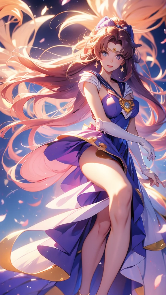 Sailor Moon Cosmos, large breasts, sailor dress
